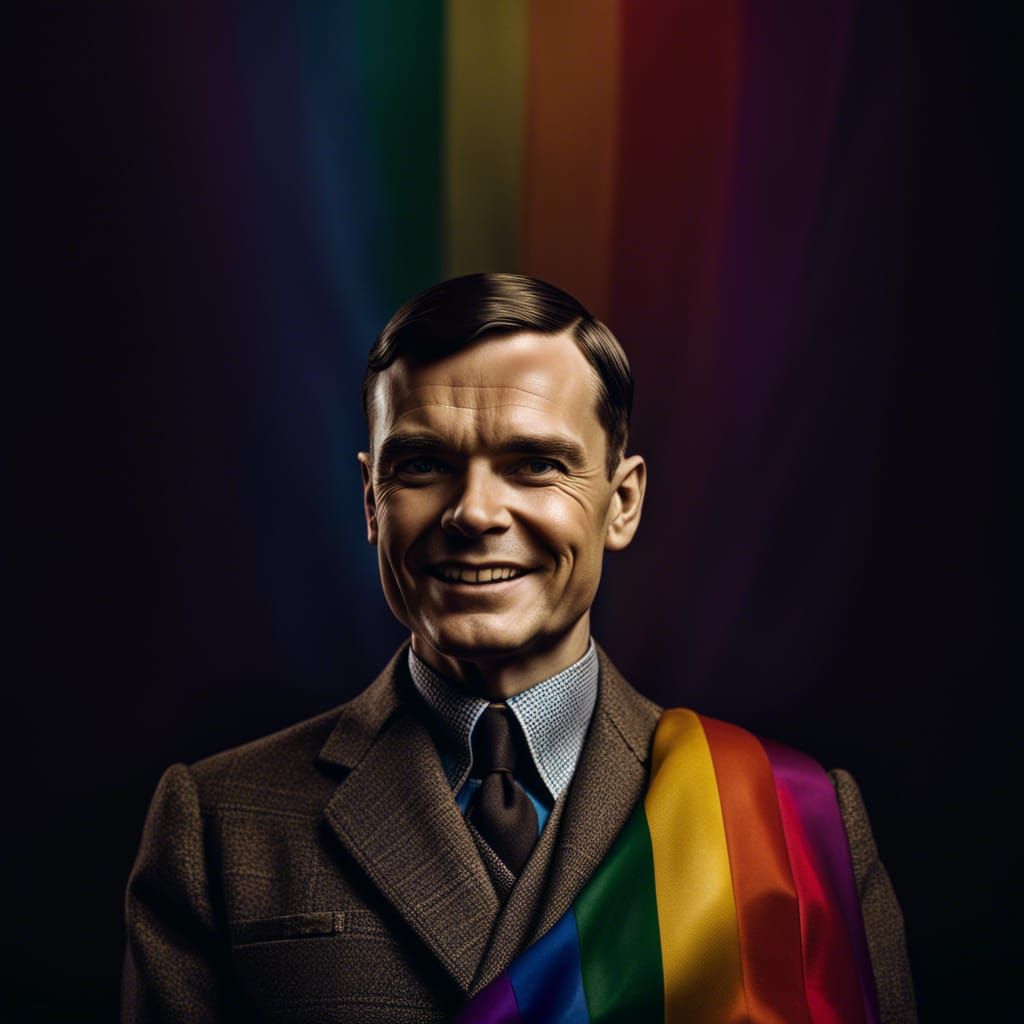 Queer Portraits in History - Alan Turing