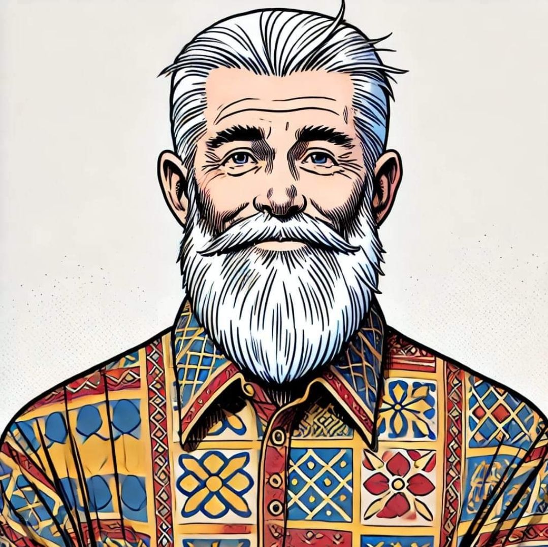 Myself, as if I was a comics character