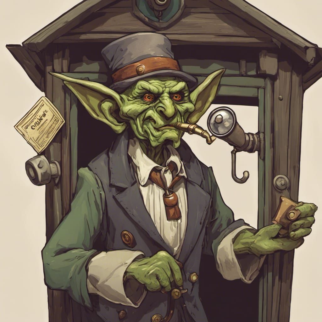 goblin ticket booth - AI Generated Artwork - NightCafe Creator