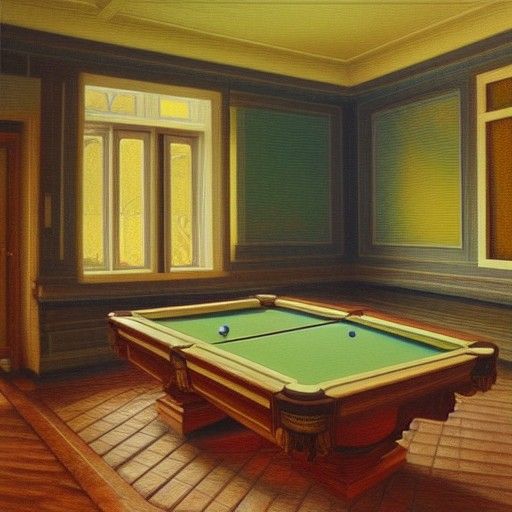 Liminal pool room