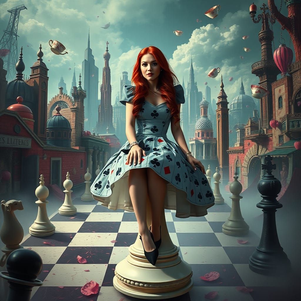 Futuristic Alice in Wonderland