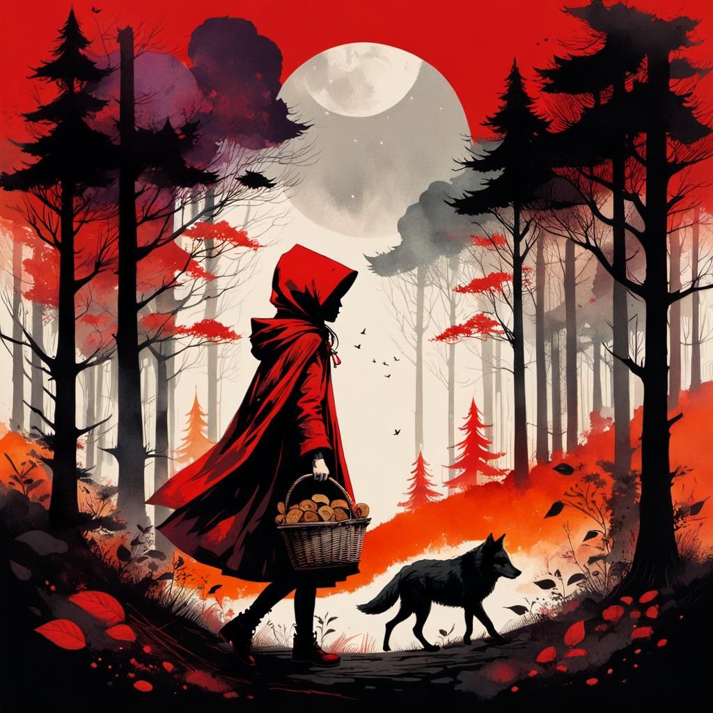 Le Petit Chaperon Rouge  by @Raphaelle