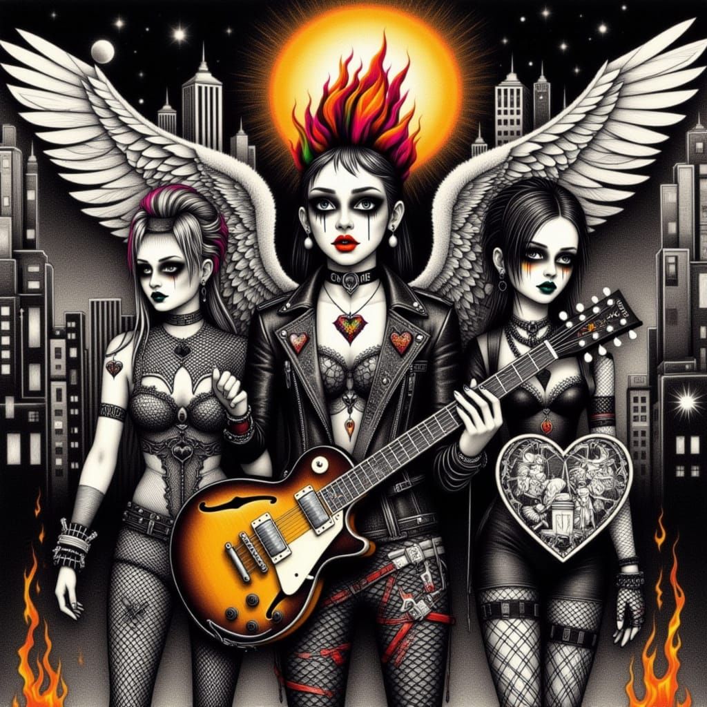 <lora:Color Muse:1.0>  Psychedelic Snail  in a fantastical cityscape of the future, constructed entirely out of discarded items. Amidst the ...