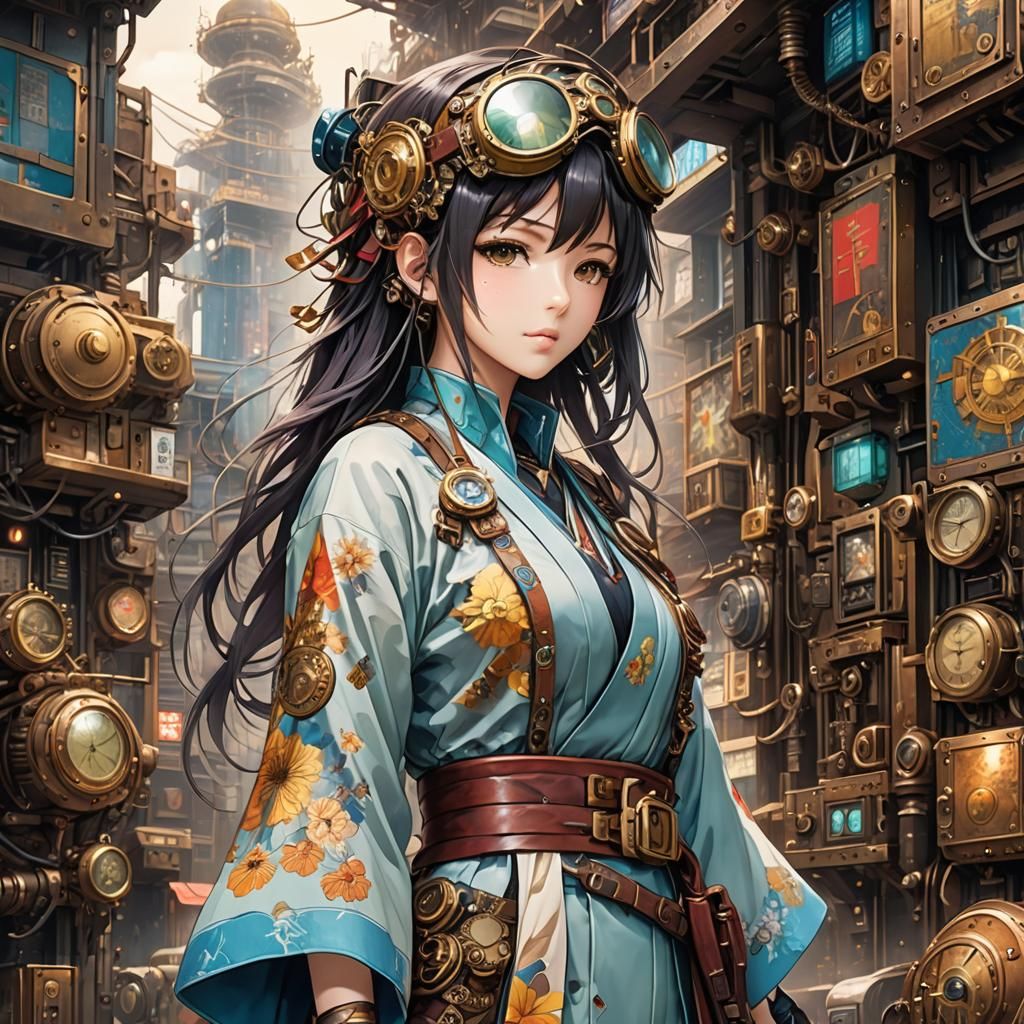 Steampunk Kimono 