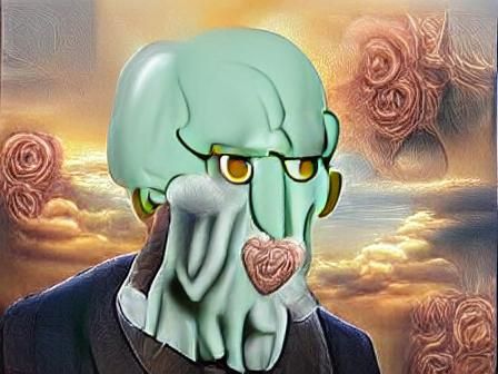 Handsome squidward Cthulhu