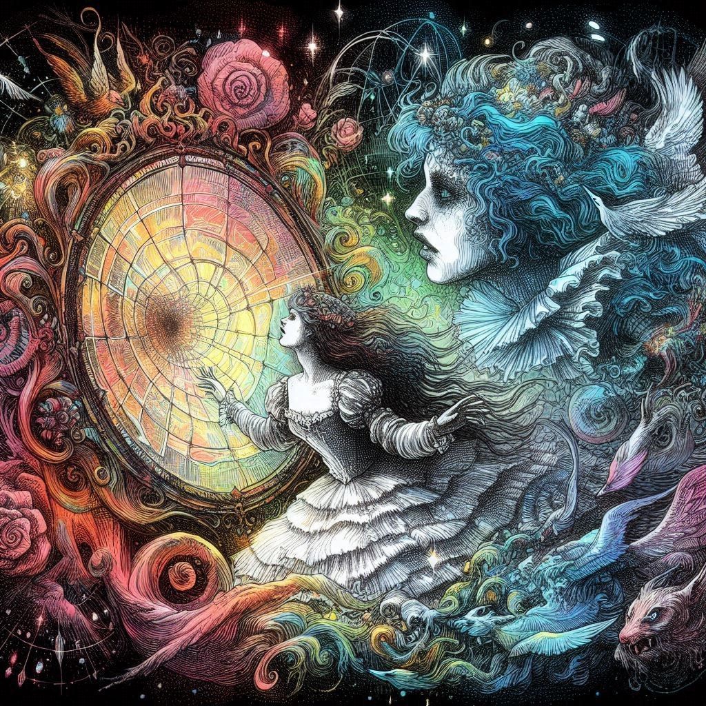 she dreamed of passing through the looking glass