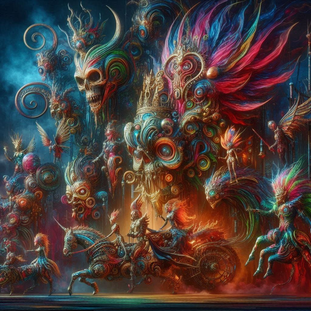 PsychoCircus of Chaos  by @zephyrael