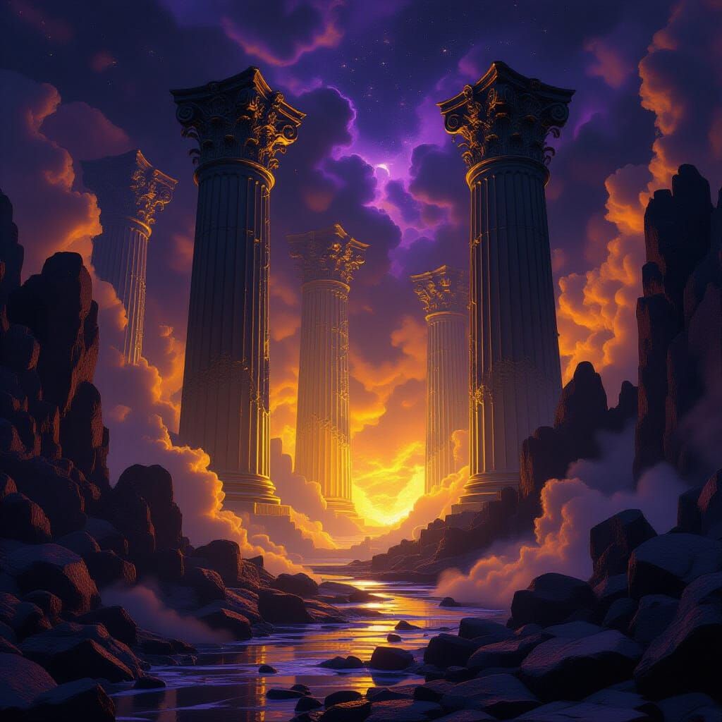 pillars of creation  by @WarrioroftheAges