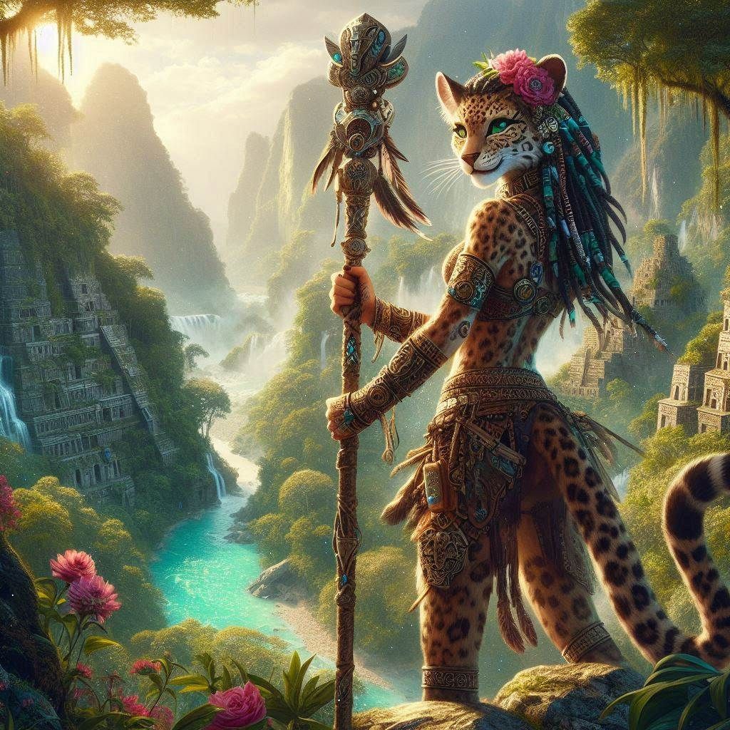 Tabitha: leader of the Mayan Jaguar clan