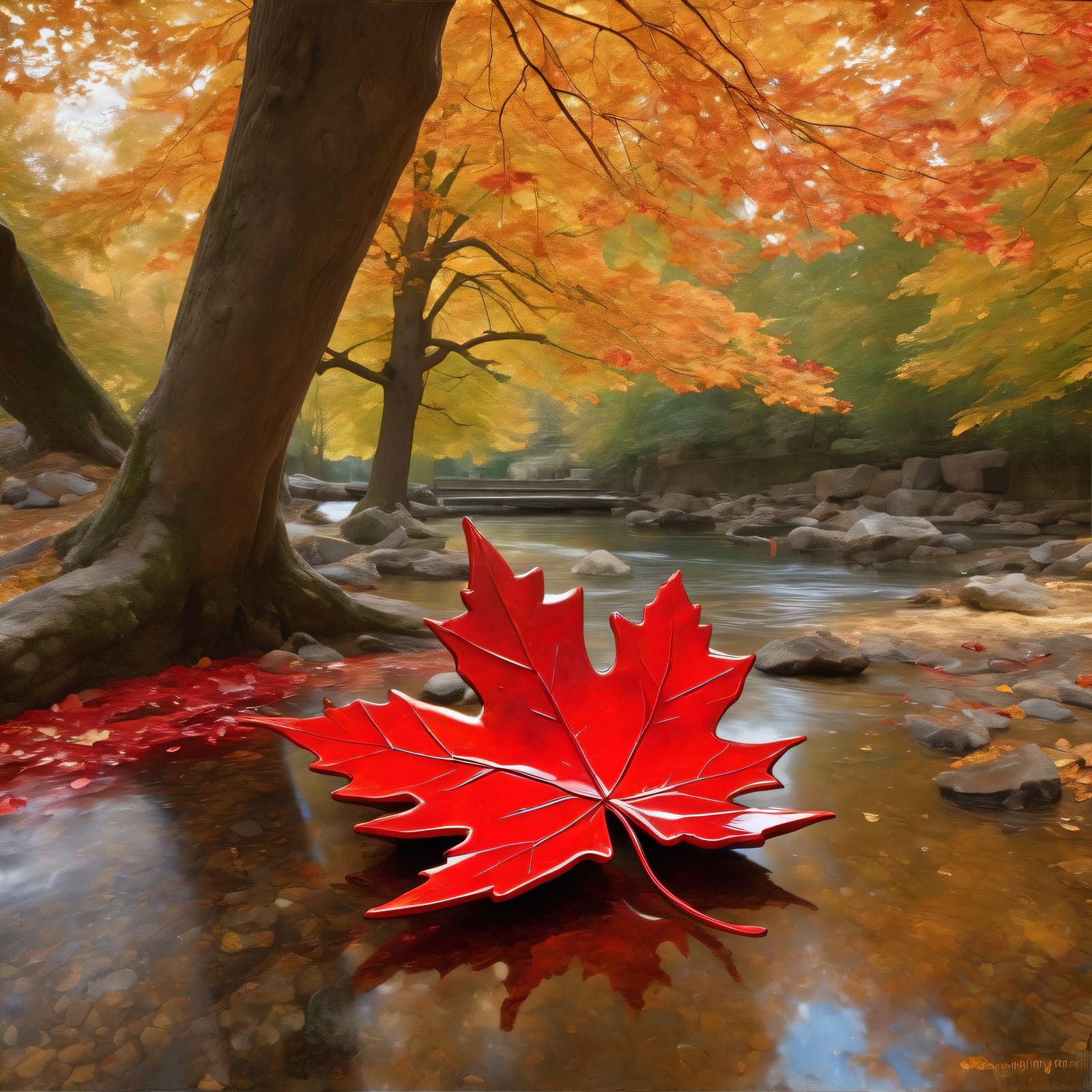 Red Maple Leaf