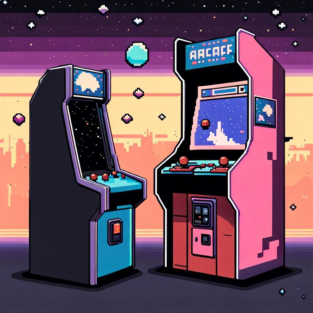 Pixelated Galactic Arcade