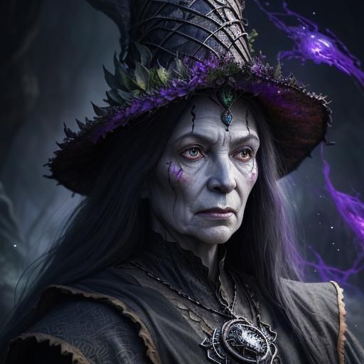 ancient witch crone