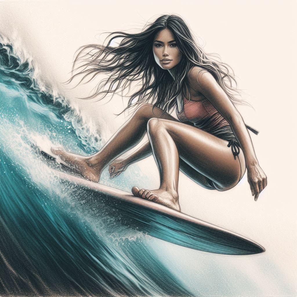 Surfer girl