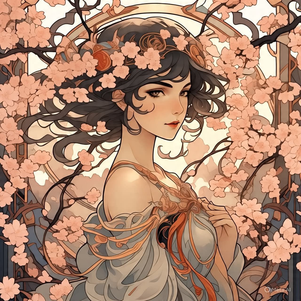 Anime Art Nouveau XIX