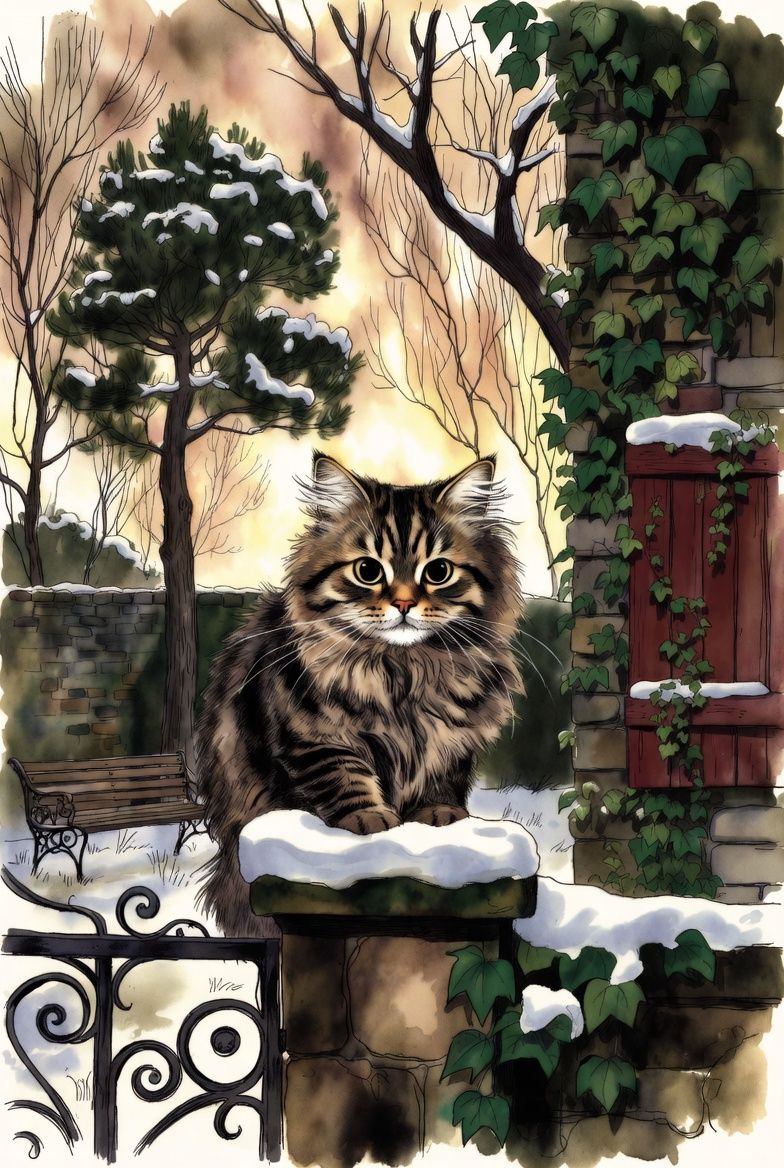 Winter Cat