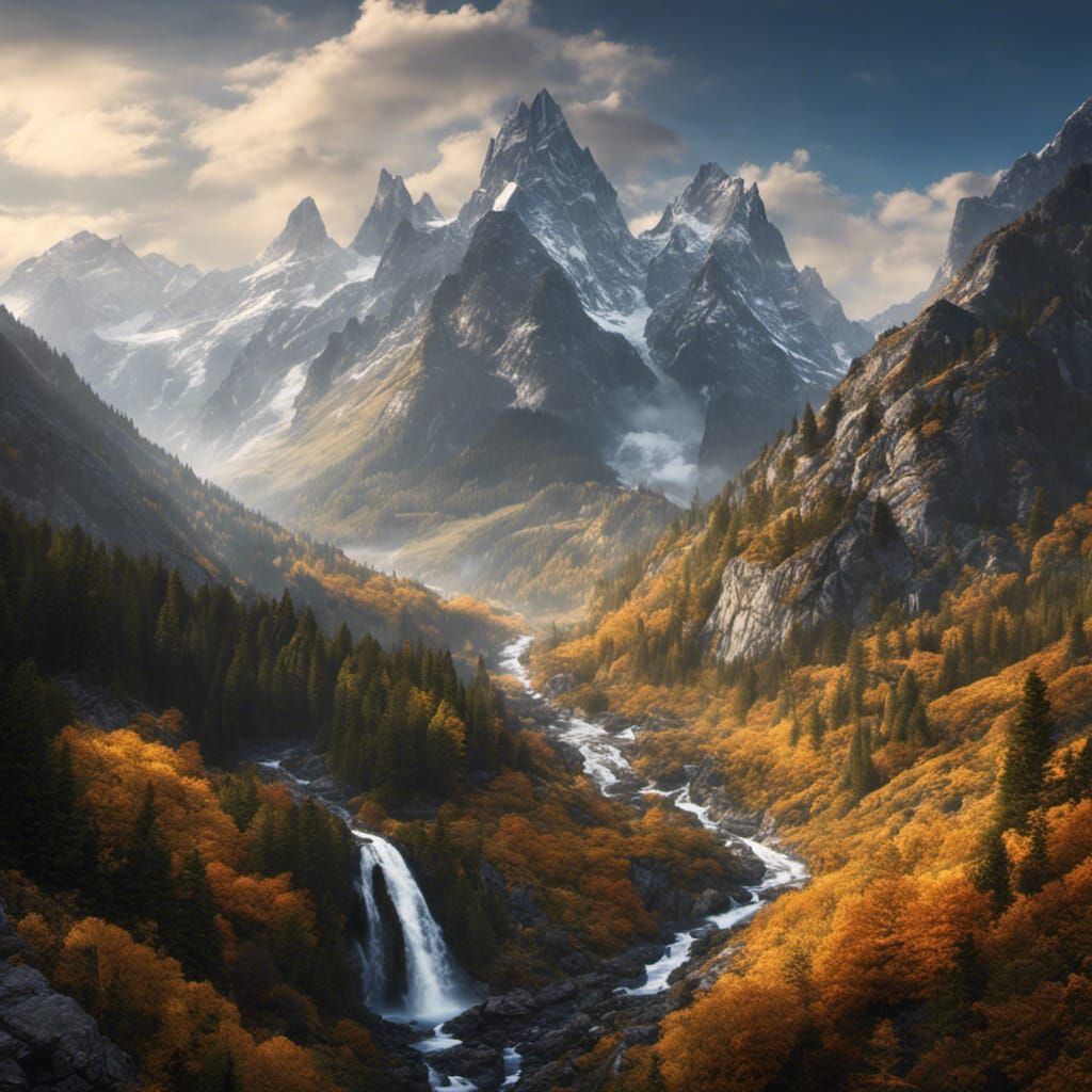 Mount Glazien Landscape  by @Instantscape