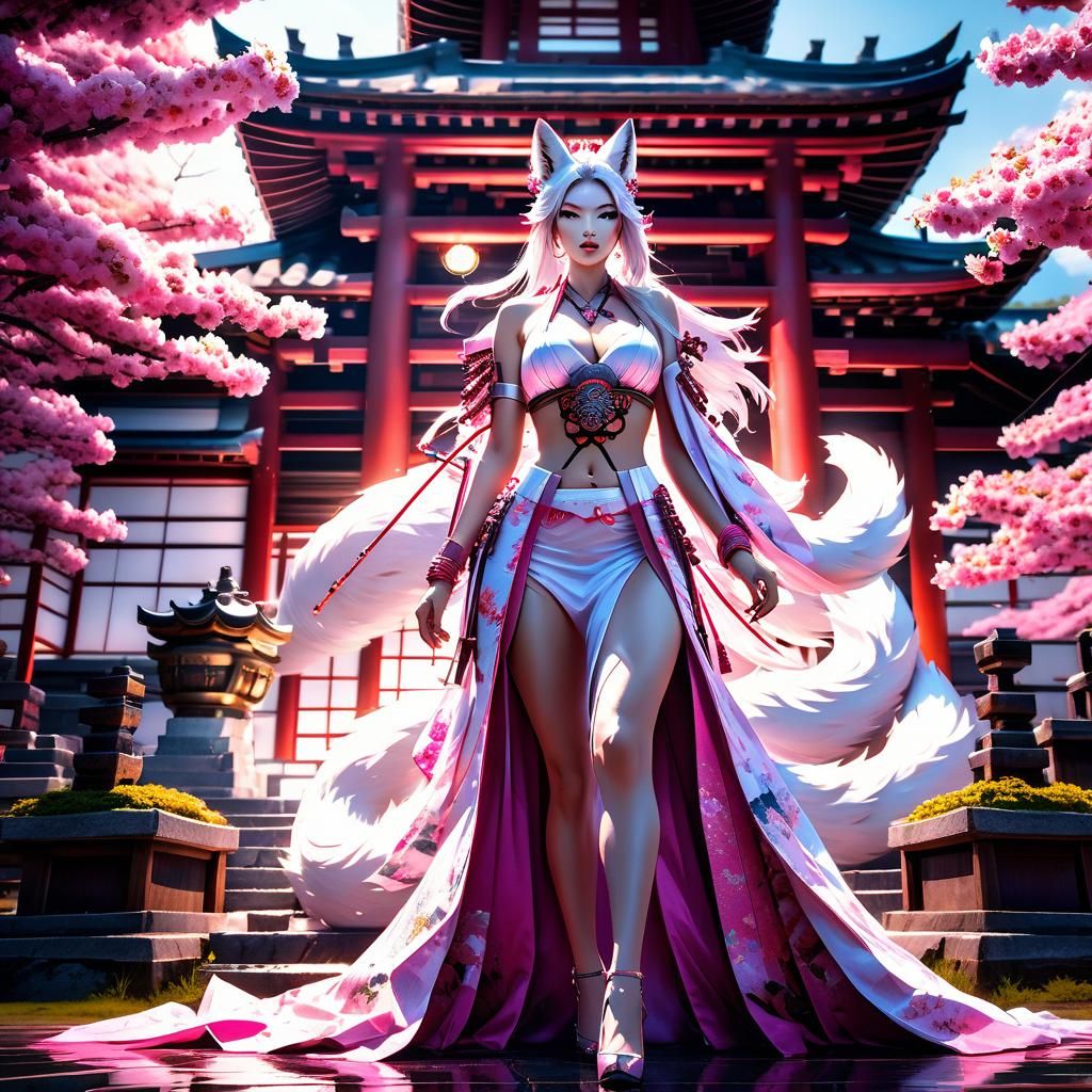 Multi tailed Kitsune