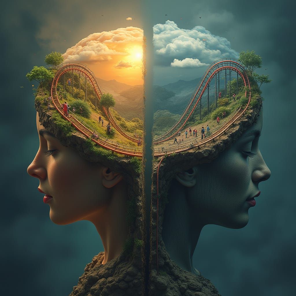 Mental health  by @CorriBArt