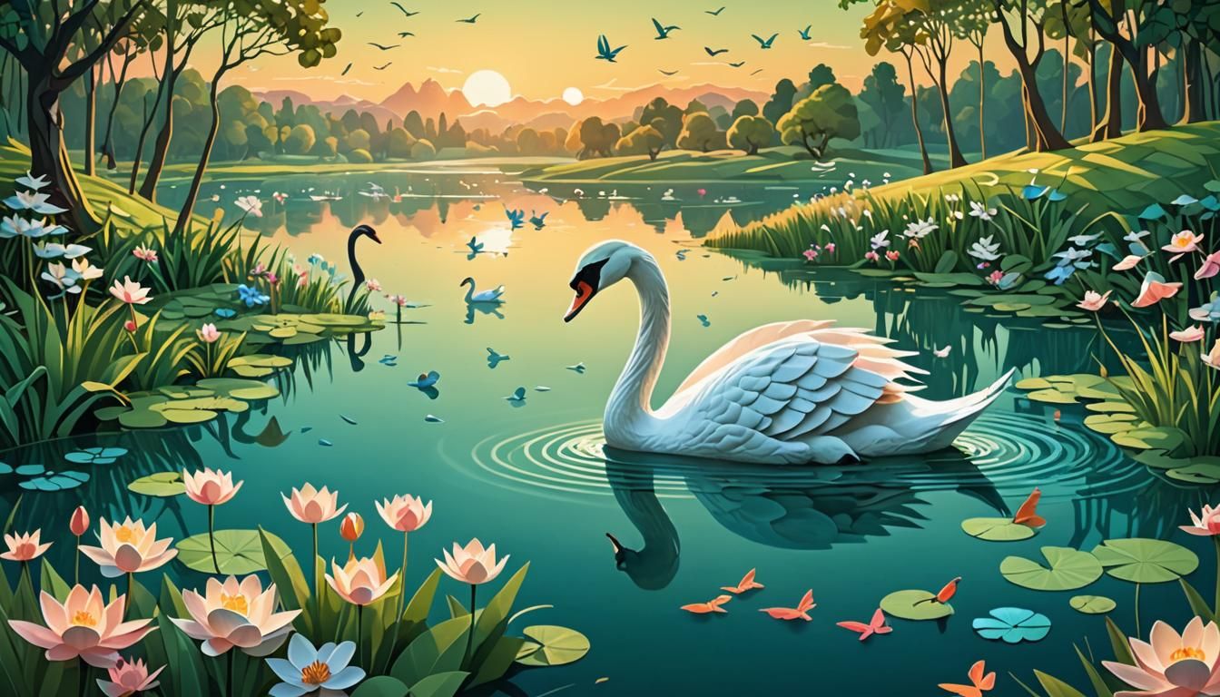 A Swan   by @JoseM