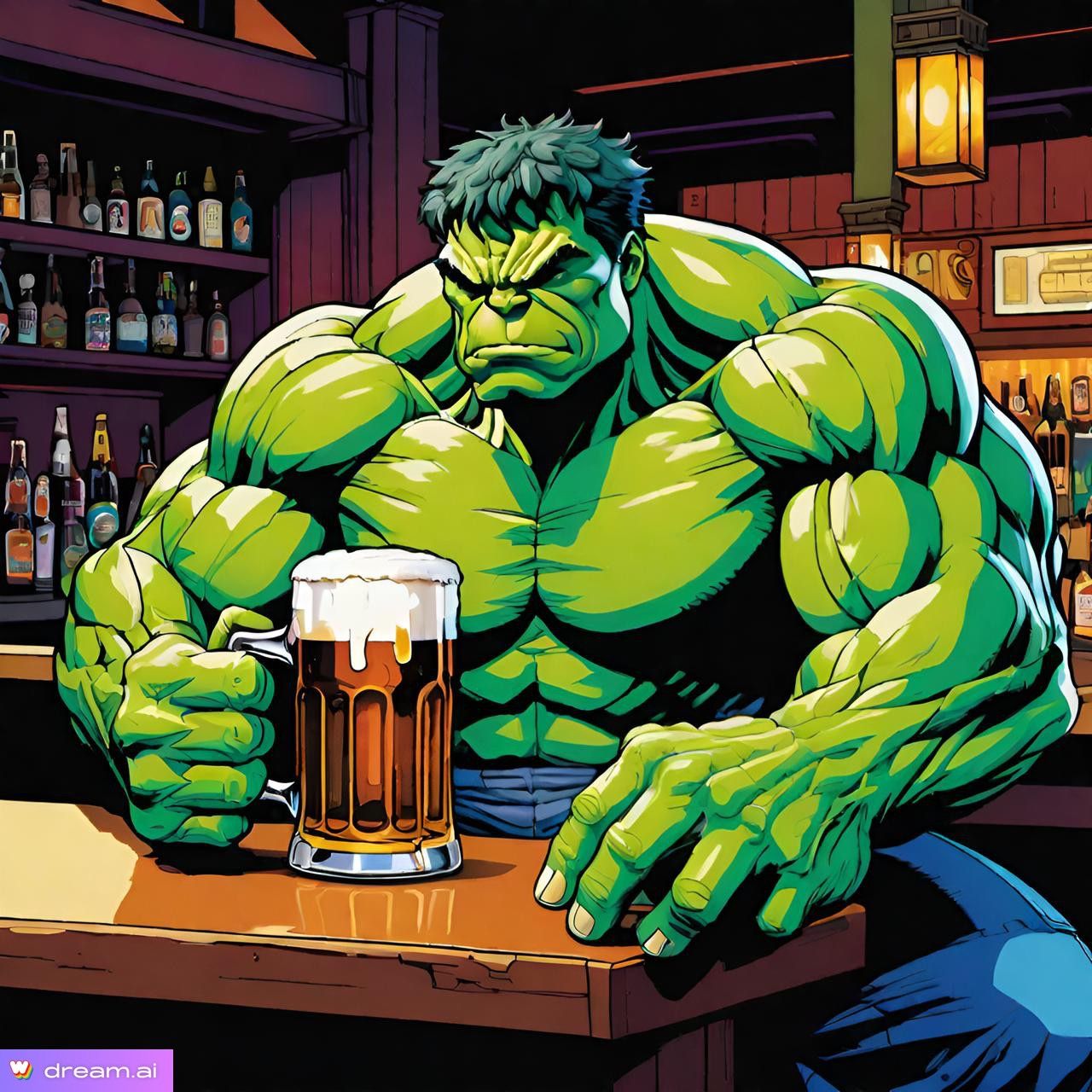 Hulk Smash A Pint.