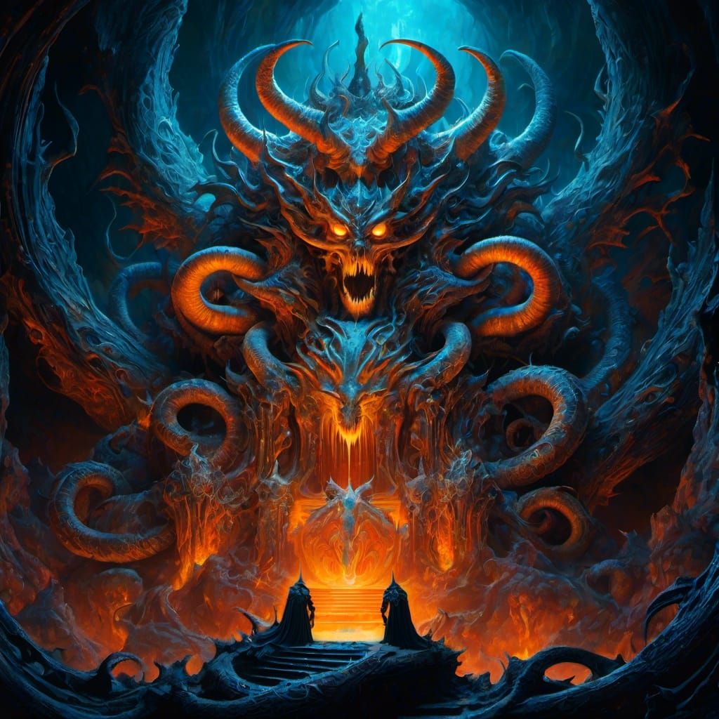 You are H.R. Giger,  you have been given a grant to create your finest Mountain King.  This piece will define you.  What do you create?