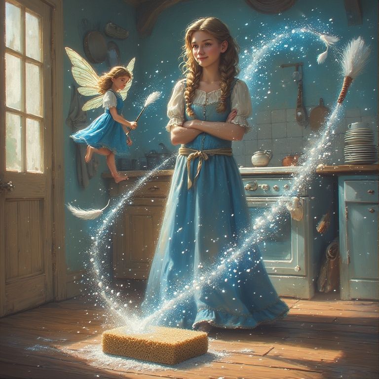 "Forget the ball, godmother. Just do my chores!"