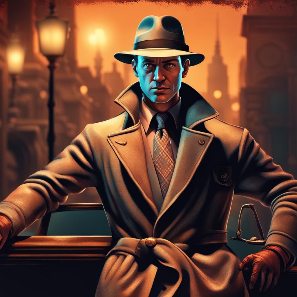 Sleuth Gumshoe - AI Generated Artwork - NightCafe Creator