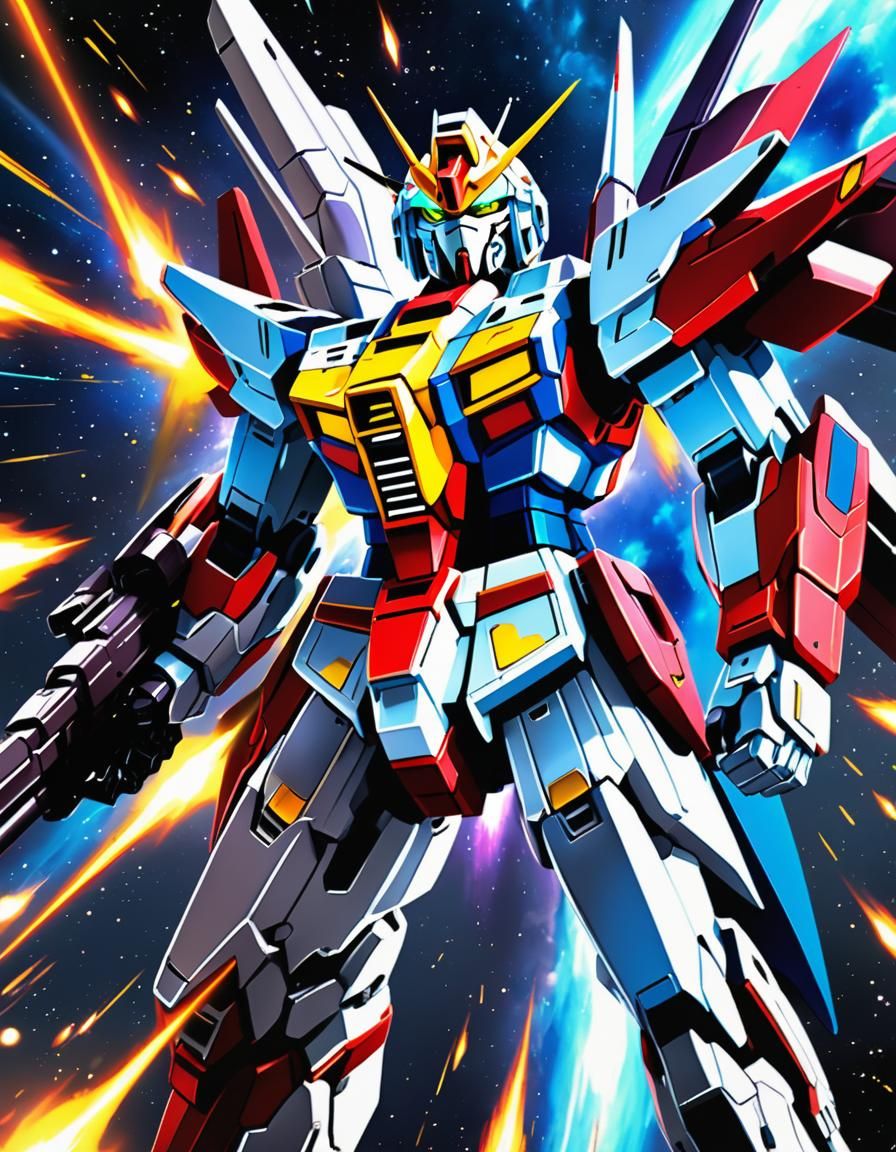 Gundam 2 - AI Generated Artwork - NightCafe Creator