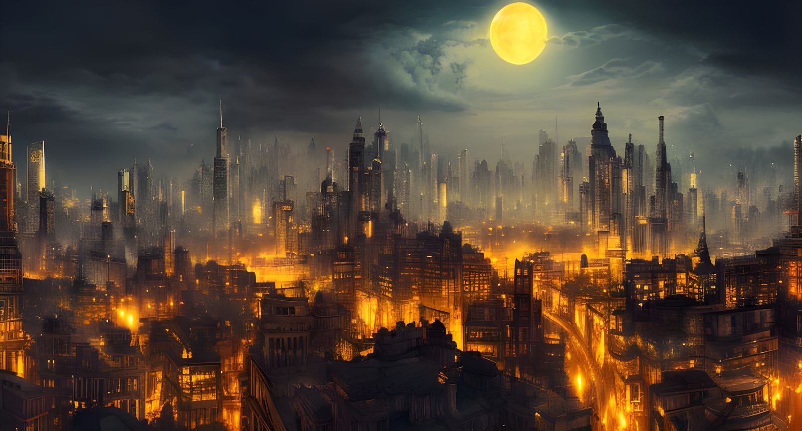 Pulsating city at night  by @Axel