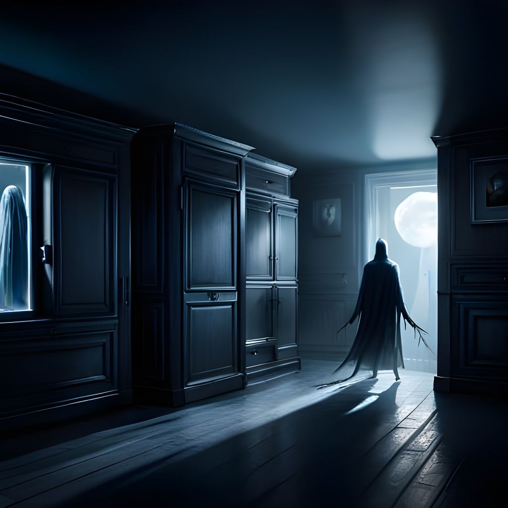 The Sound of Footsteps Creaking At Night  by @Chaonea