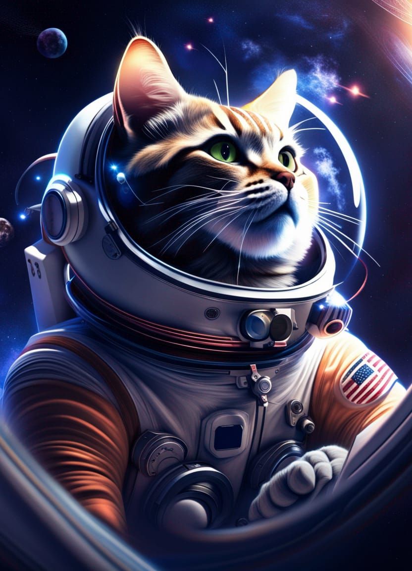 Spacecat  by @ThugCTC