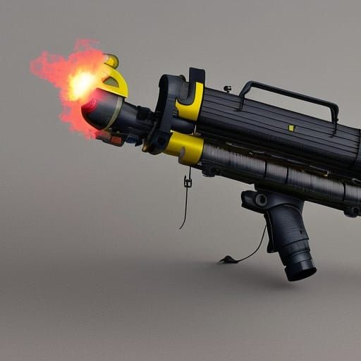 An Extremly Advanced Chemical Flamethrower That Can Shoot Either Fire 