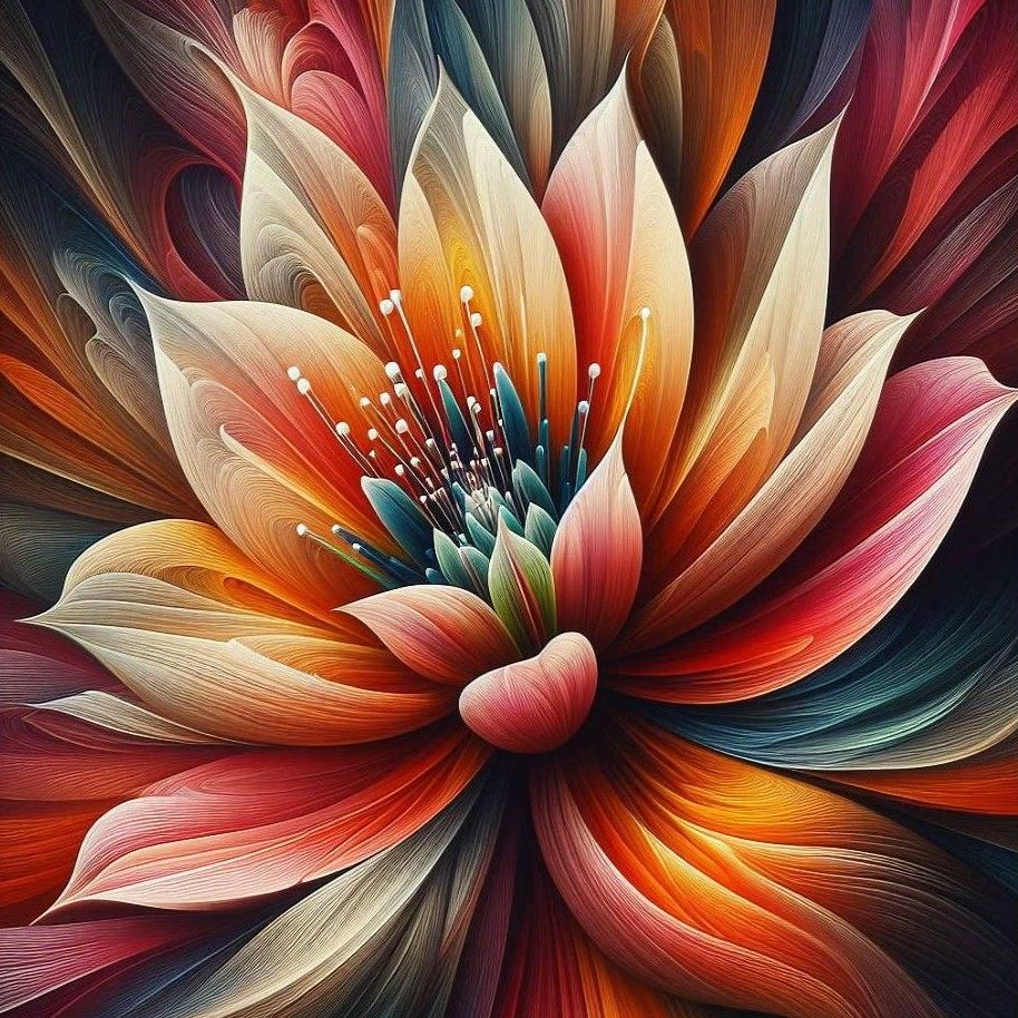 Flower like Fireworks