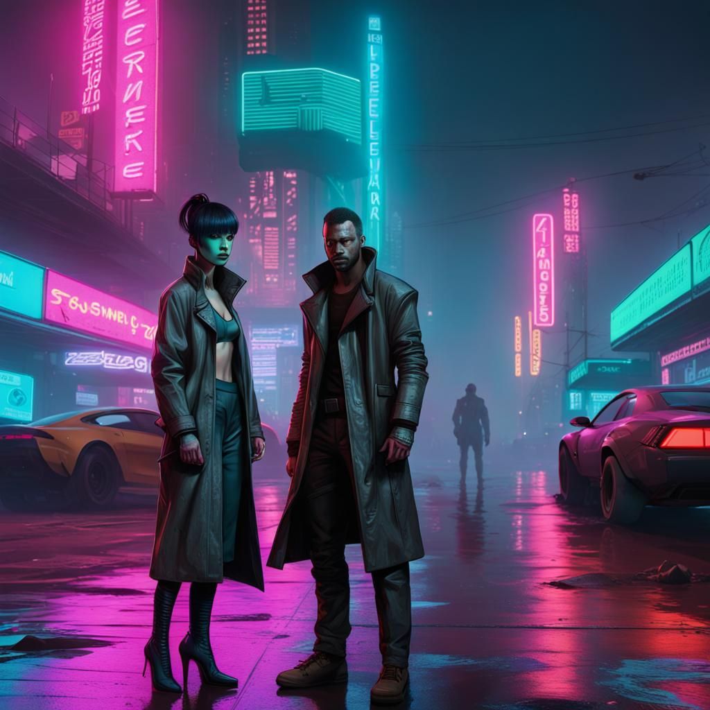 Alien detective and human detective are partners.