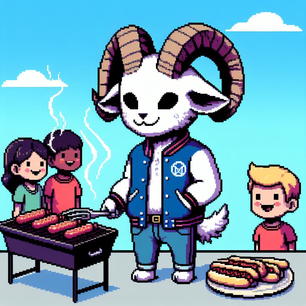 Little Jack Grilling Hot Dogs for the Kids that Don't Like Hamburgers