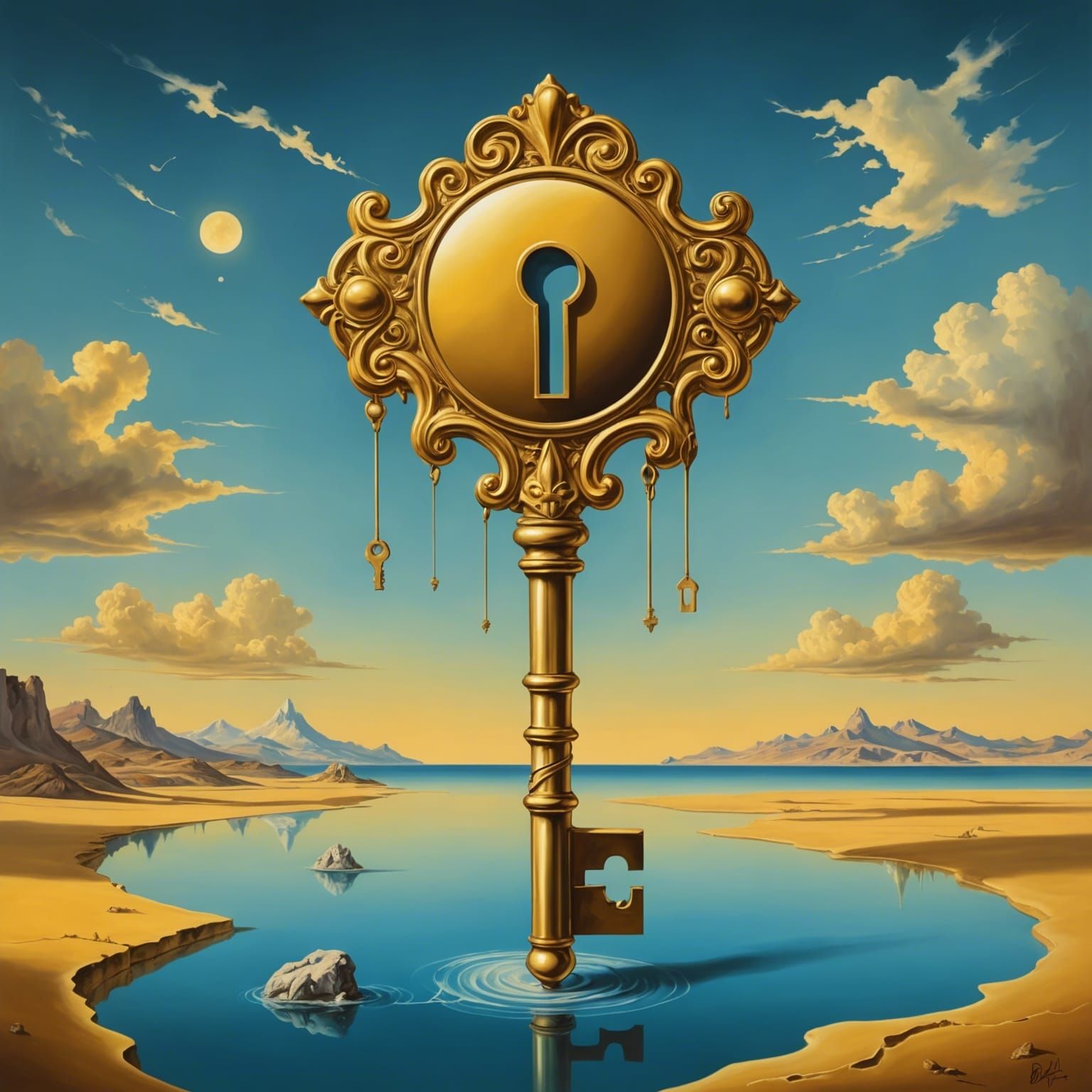 The golden key  by @Adam One
