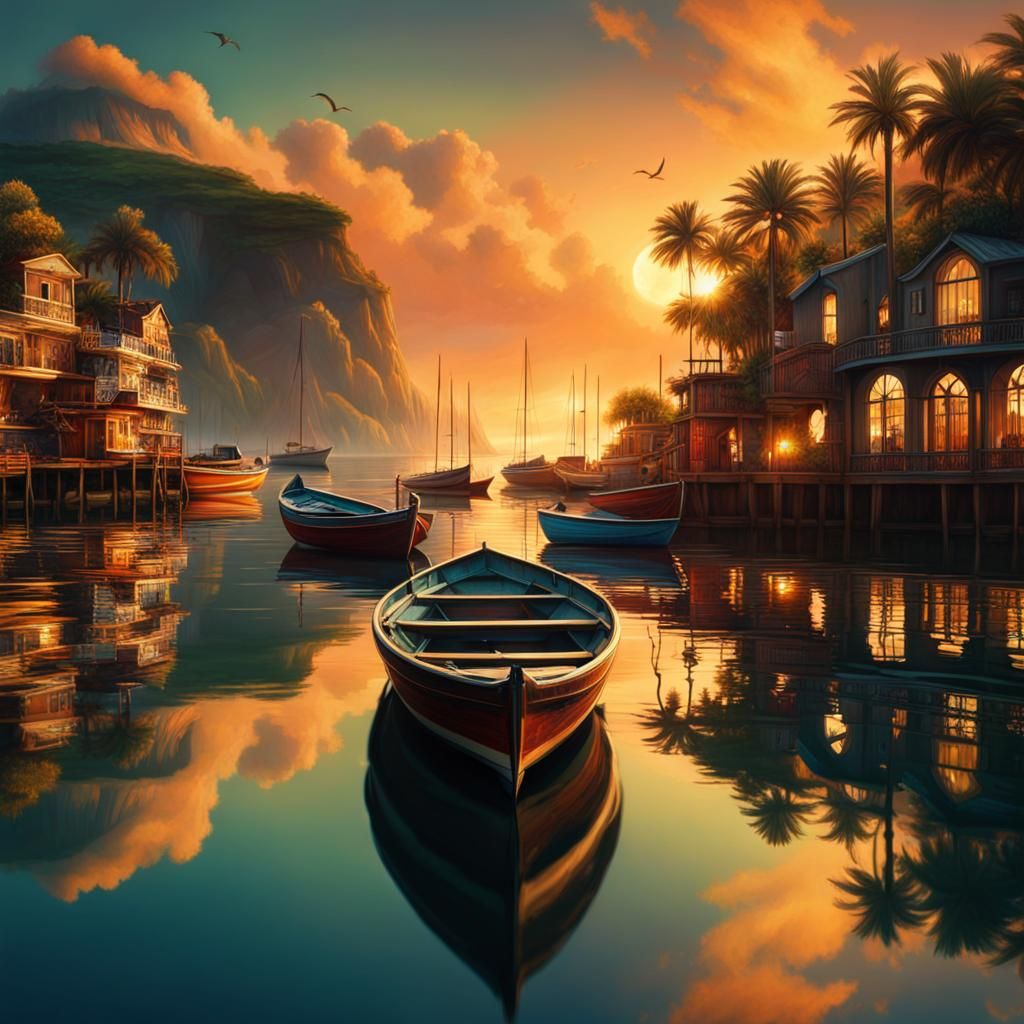 River Boats  by @Polly