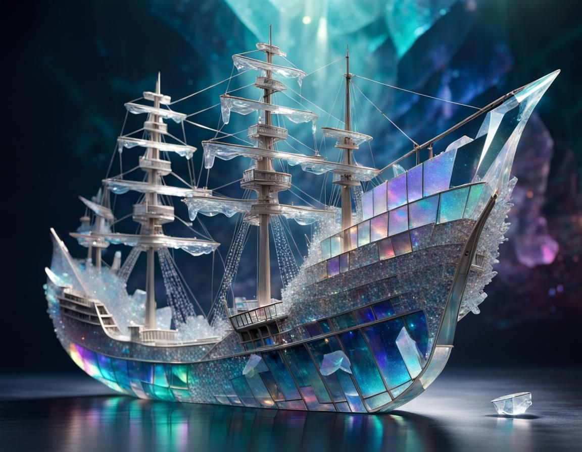 A Crystal Ship  by @Jack-Mike