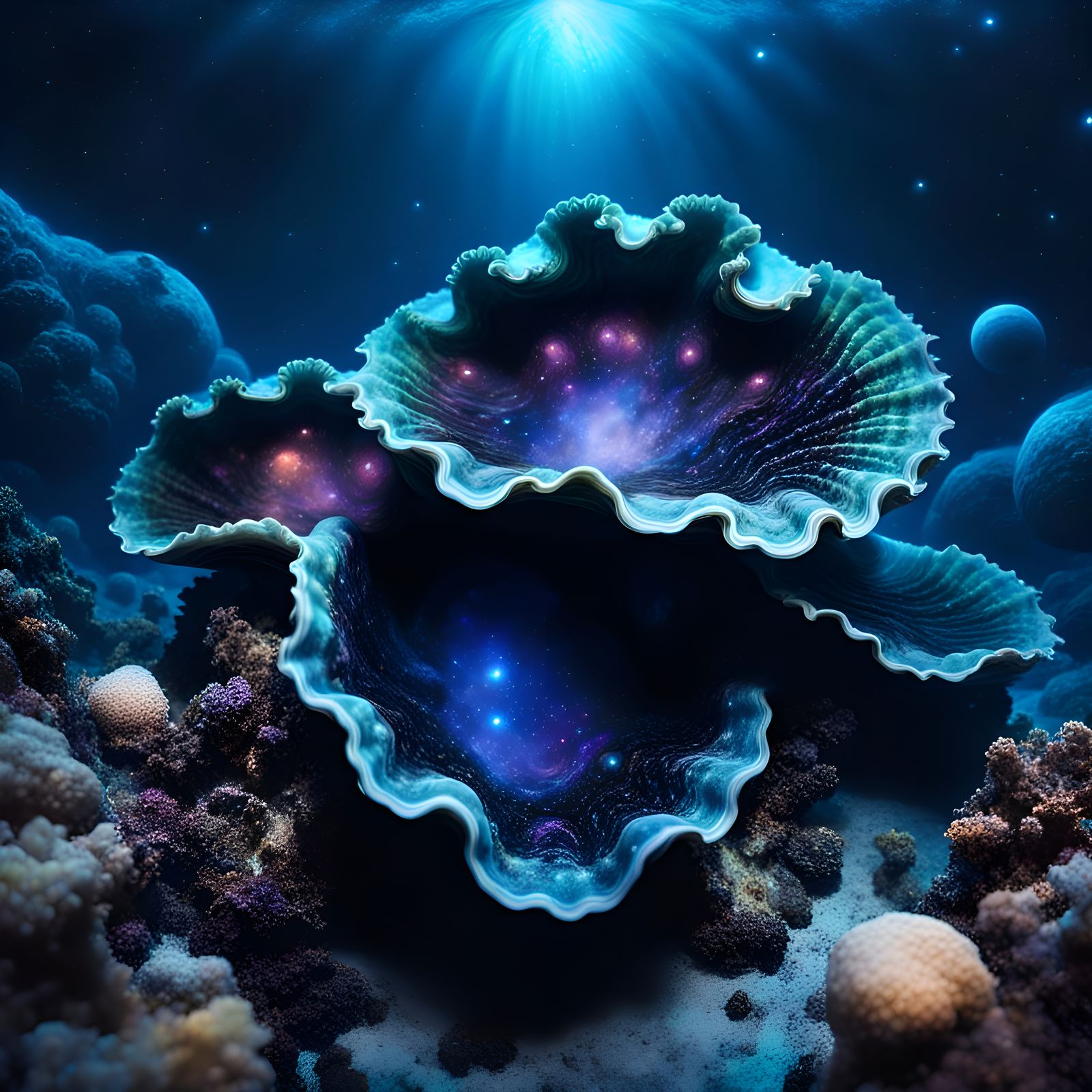 Cosmic Reef - AI Generated Artwork - NightCafe Creator