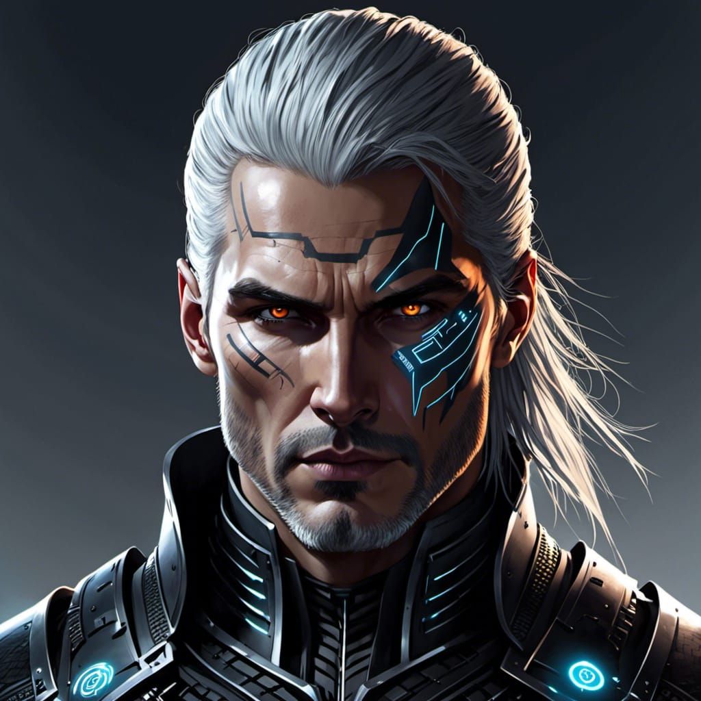  <lora:Obsidian Butterfly:1.0>Henry Cavil as Geralt of Rivia :: Mystic orah 