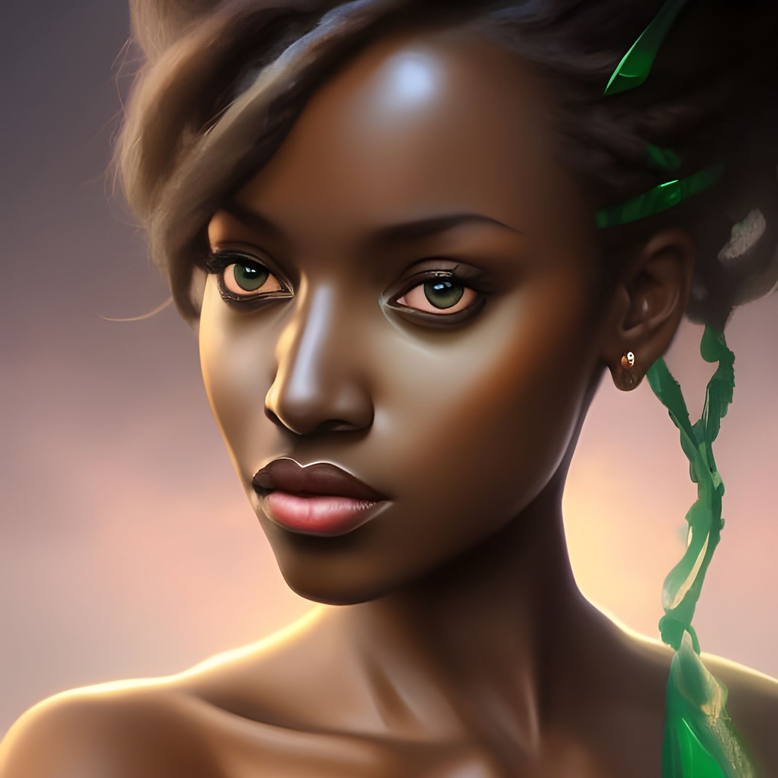 Beautiful Dark Skinned Girl Ai Generated Artwork Nightcafe Creator 6916