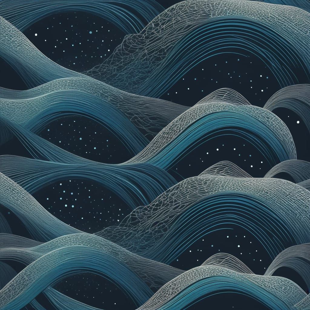 Fractals in Futuristic Harmony