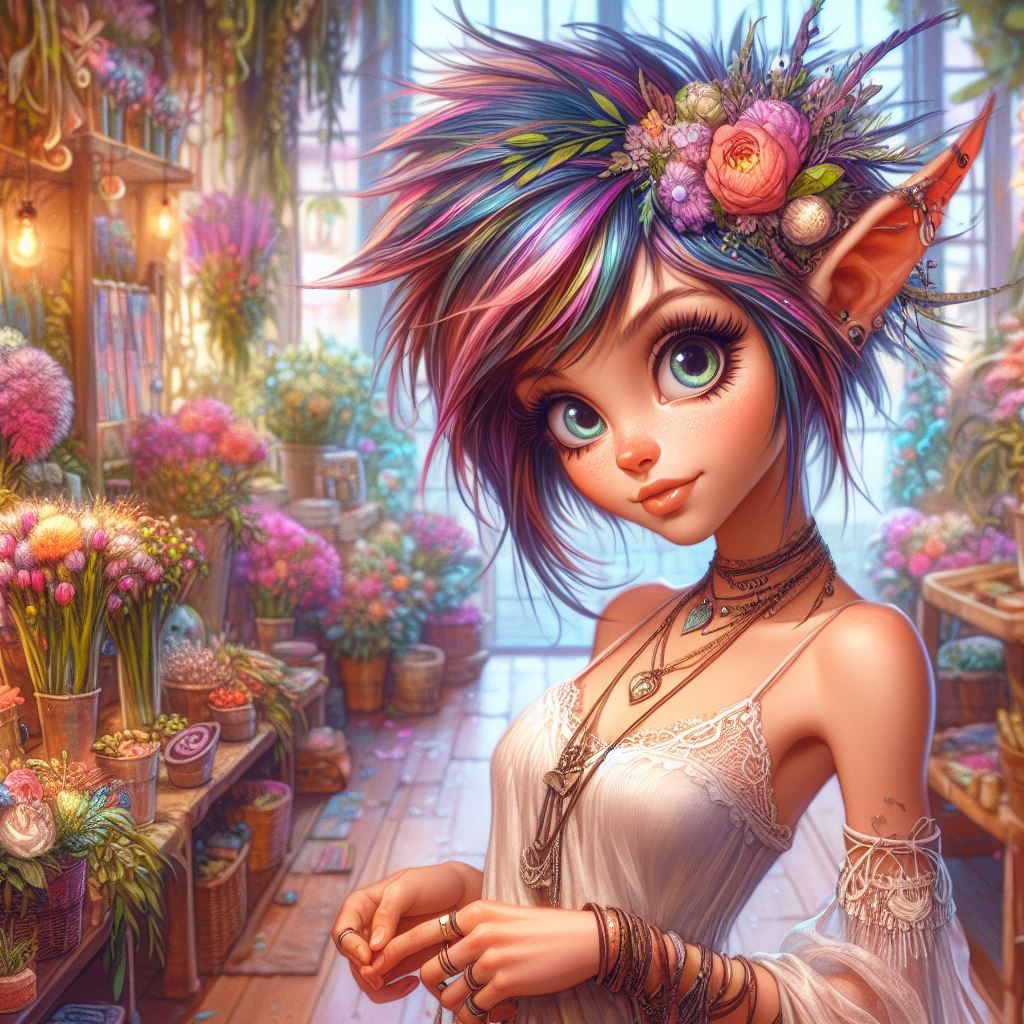 Boho Flower Pixie