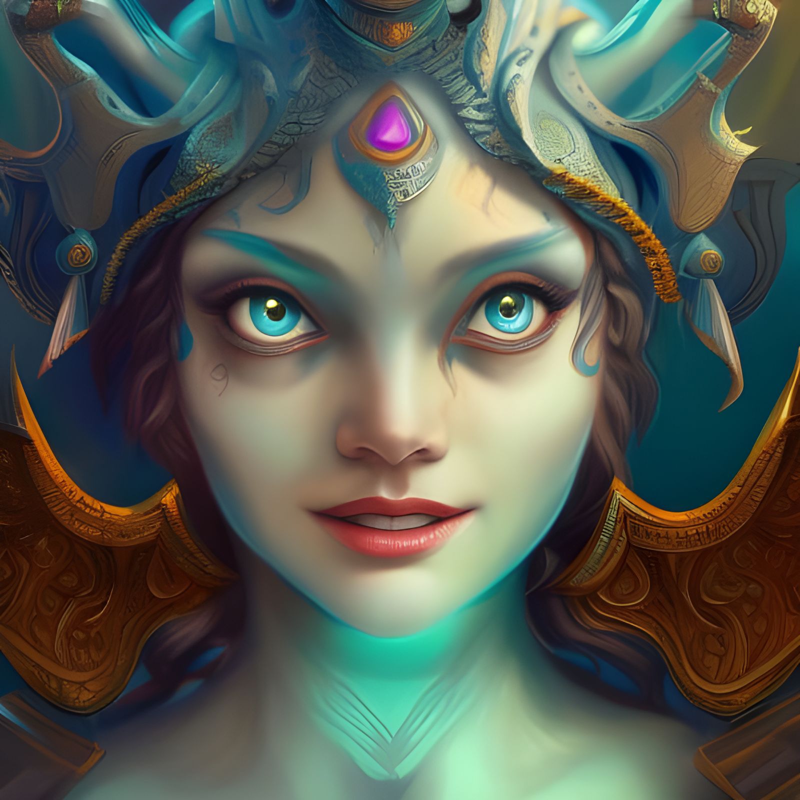 Friendly Goddess of the Afterlife - AI Generated Artwork - NightCafe ...