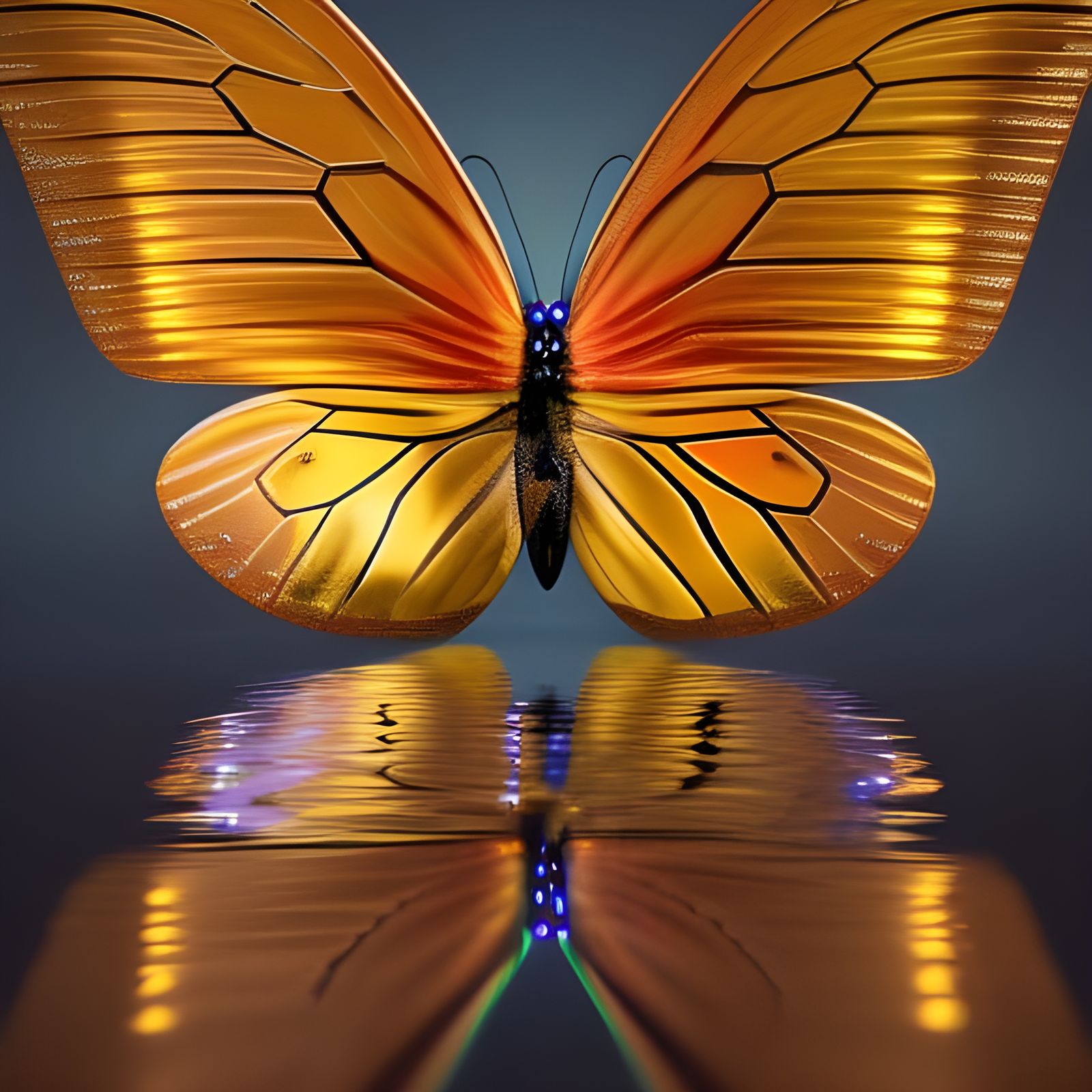 Golden Butterfly  by @Steve Ryan