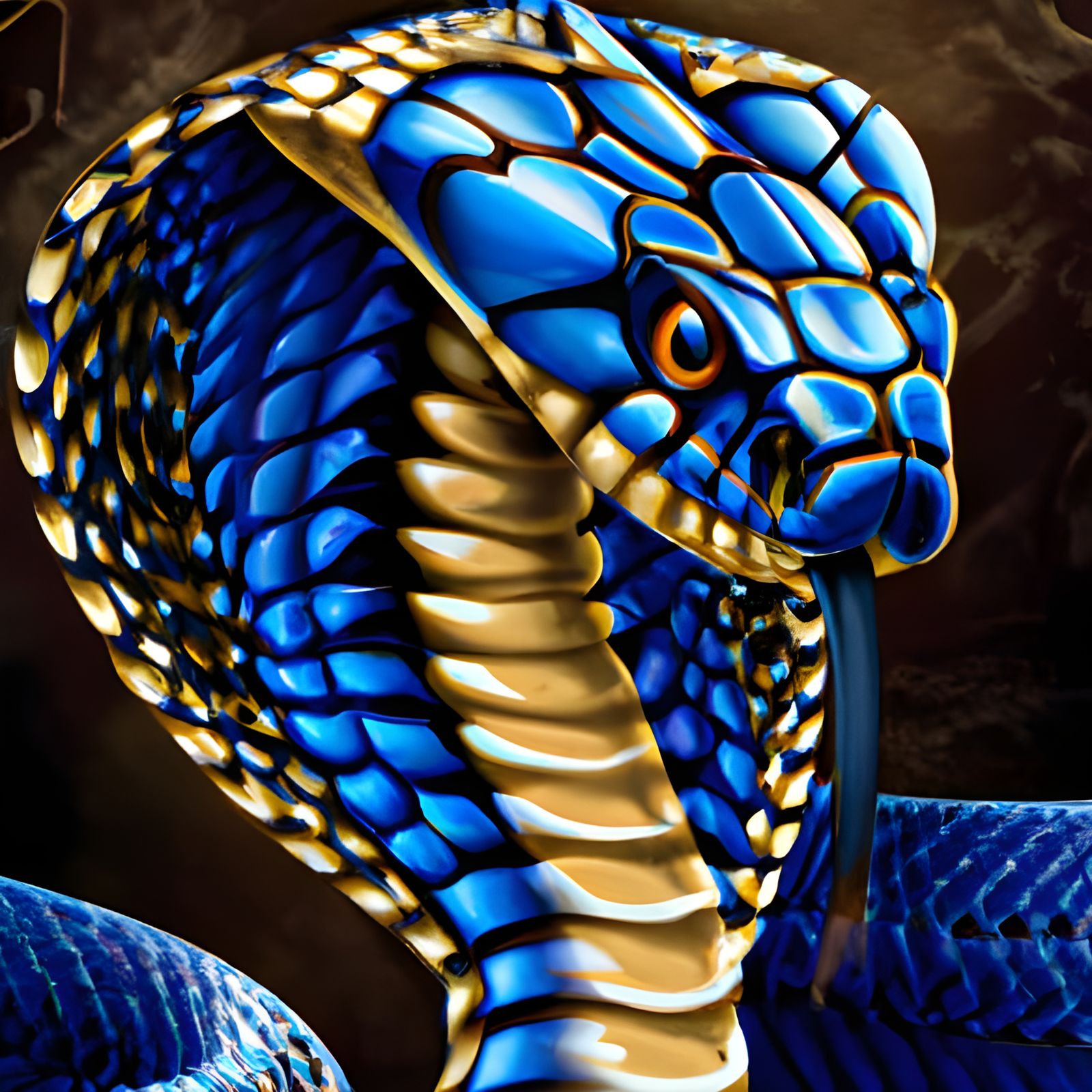 Cobra blue  by @isortaknowwhatiamdoing