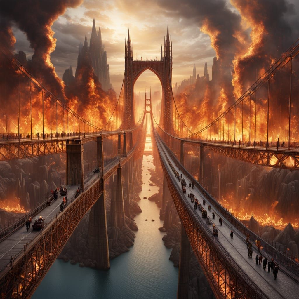 Bridge Of Fire  by @Carl Sabanski