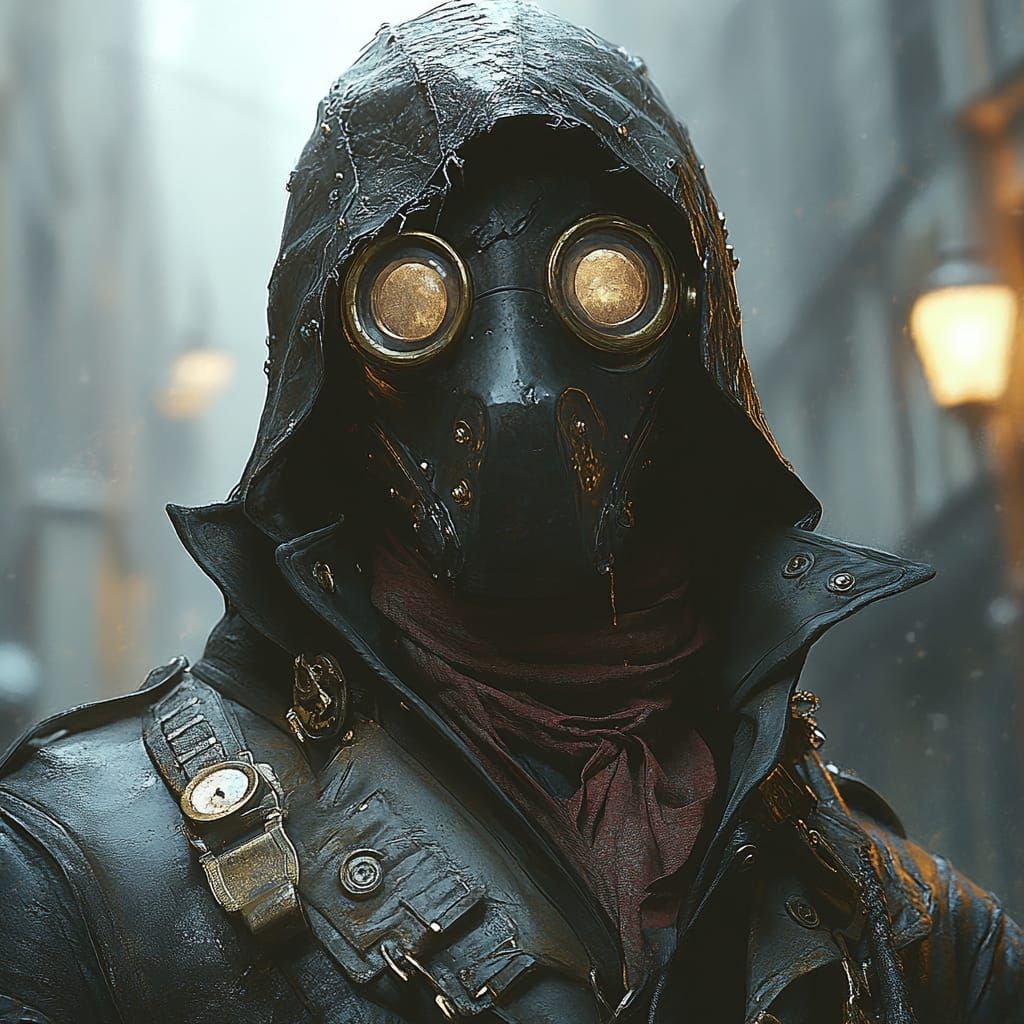 steampunk plague doctor