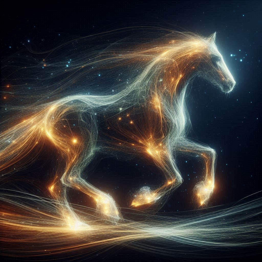 double exposure beautiful fantasy DALL-E 3 portrait landscape..