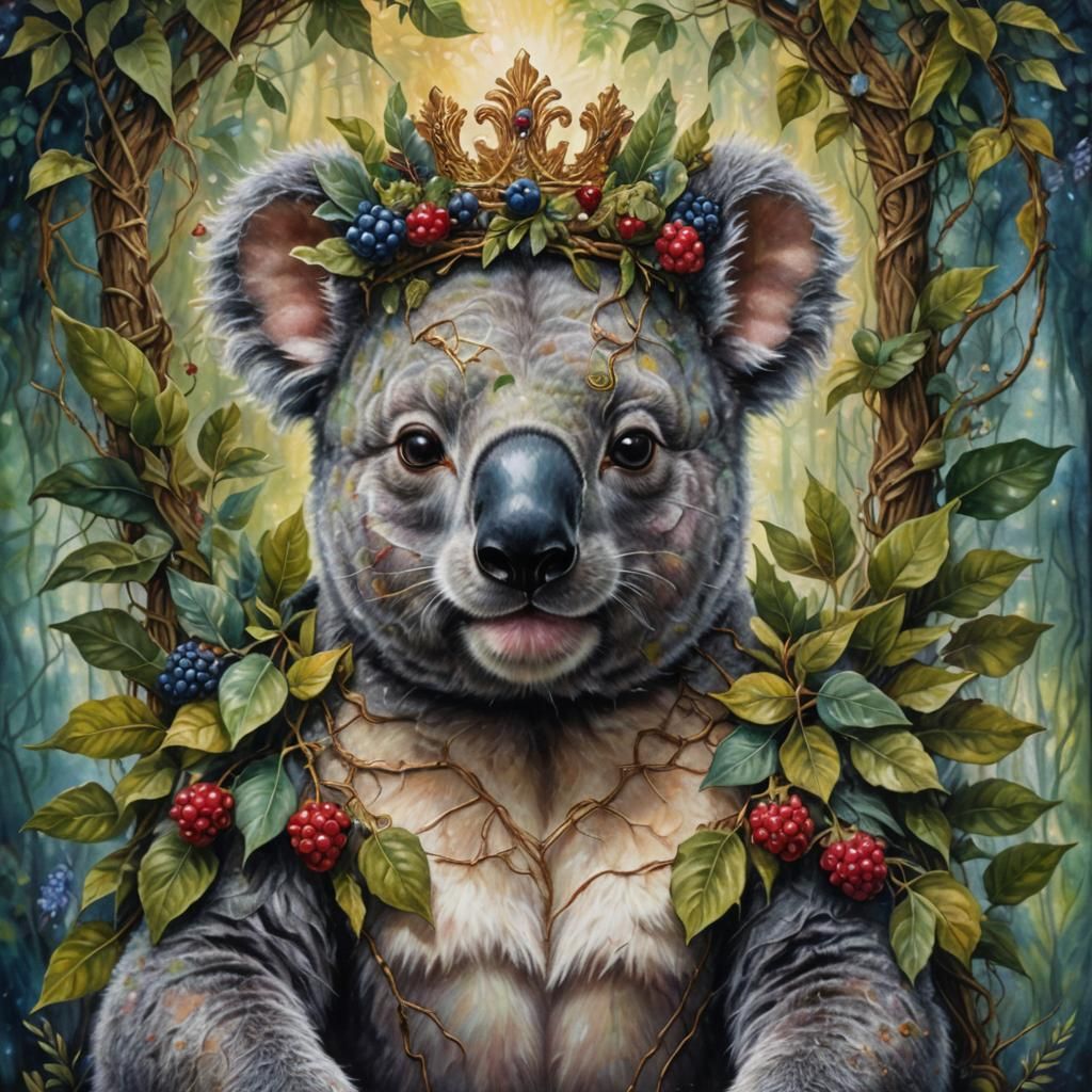 King Koala - AI Generated Artwork - NightCafe Creator